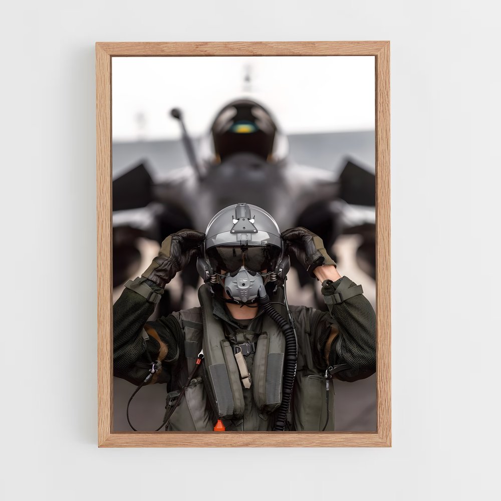 ap-air force pilot-1 cadre Bois clair