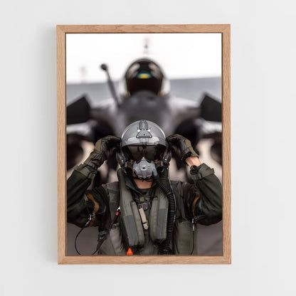 ap-air force pilot-1 cadre Bois clair