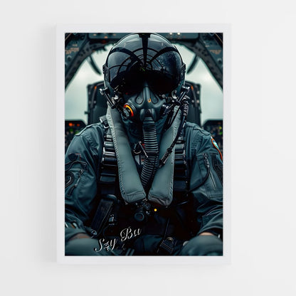 ap-air force pilot-7 cadre Blanc