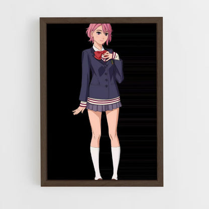 ap-aira shiratori-3 cadre Bois foncé