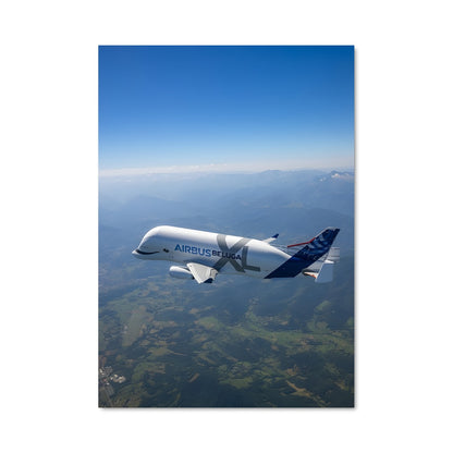 Poster Beluga au-dessus des cimes
