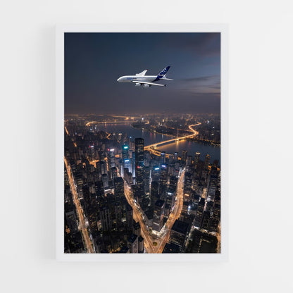 ap-airbus a380-6 cadre Blanc