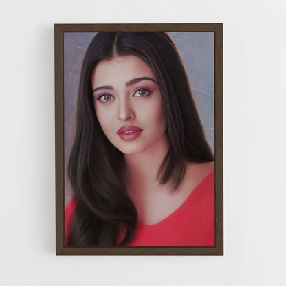 ap-aishwarya rai-1 cadre Bois foncé