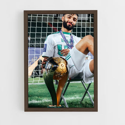 ap-al ahli saudi fc-6 cadre Bois foncé