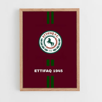 ap-al ettifaq fc-2 cadre Bois clair