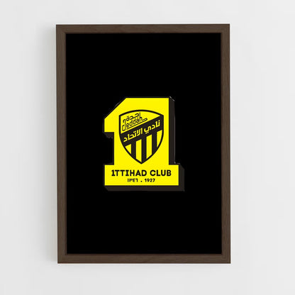 ap-al ittihad fc-6 cadre Bois foncé