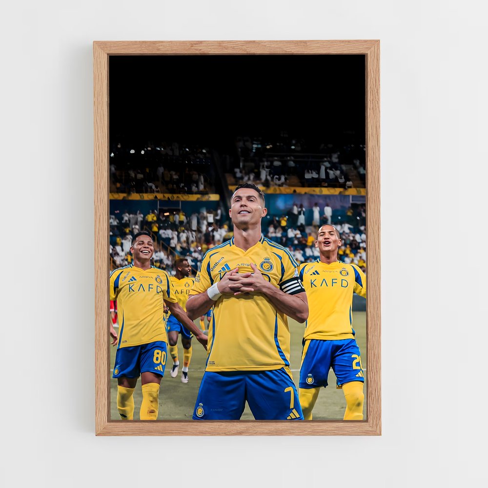 ap-al nassr fc-14 cadre Bois clair