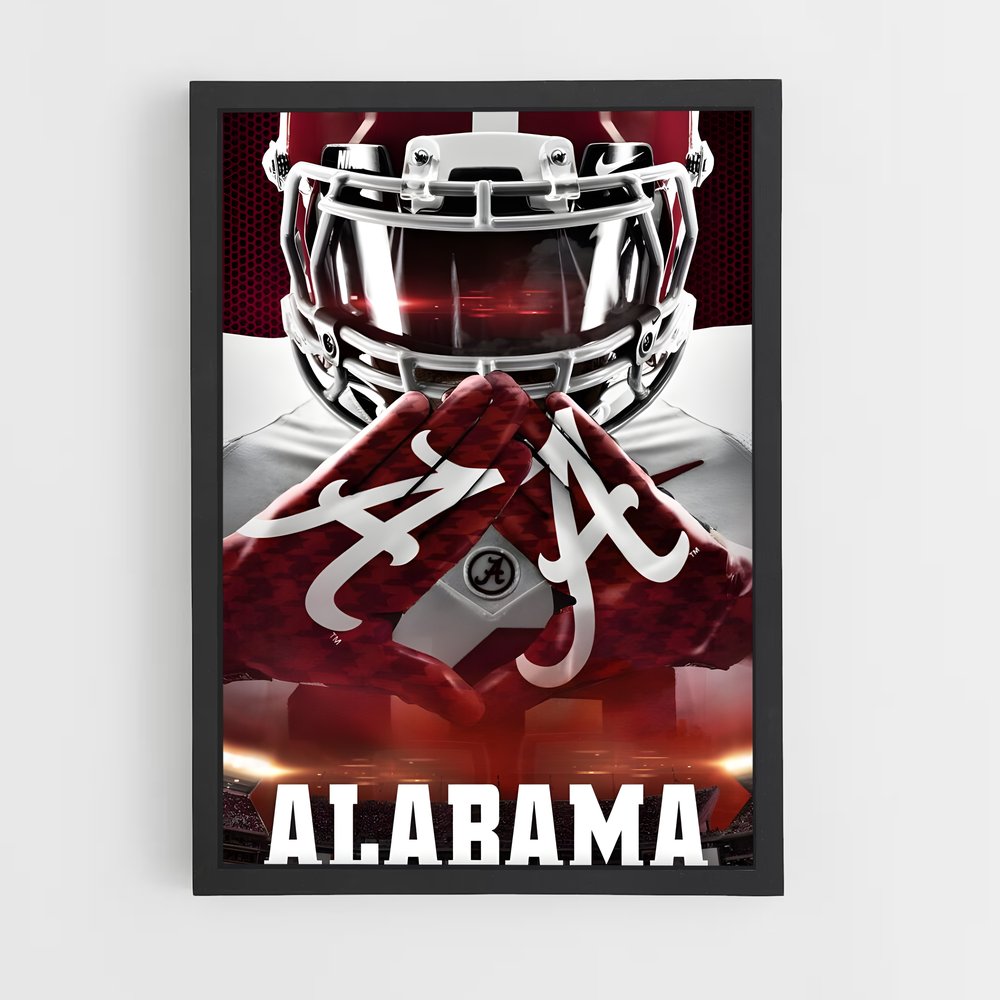 ap-alabama crimson tide-2 cadre Noir