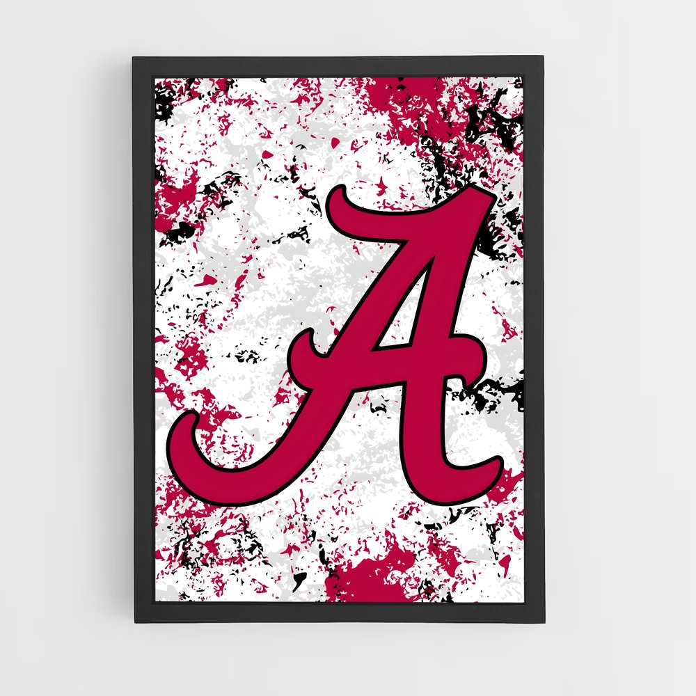 ap-alabama crimson tide-4 cadre Noir
