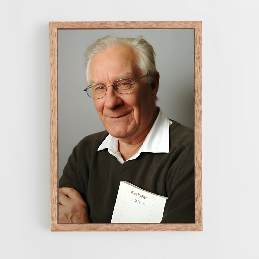 ap-alain badiou-1 cadre Bois clair