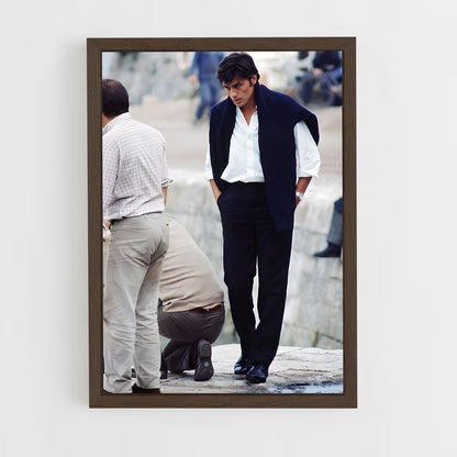 ap-alain delon-3 cadre Bois foncé