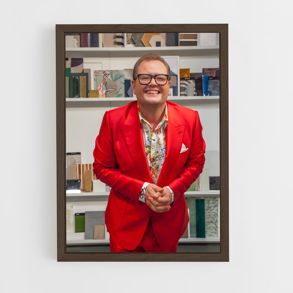 ap-alan carr-1 cadre Bois foncé