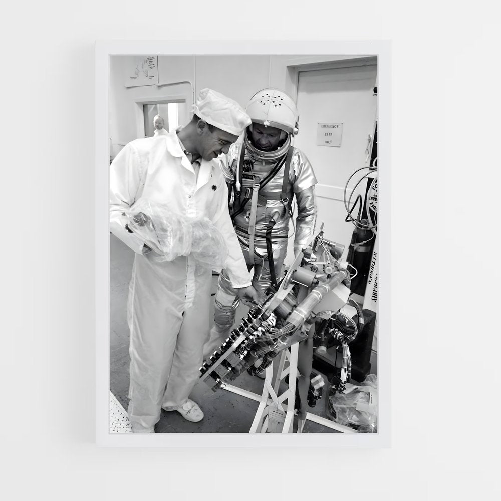 ap-alan shepard-3 cadre Blanc