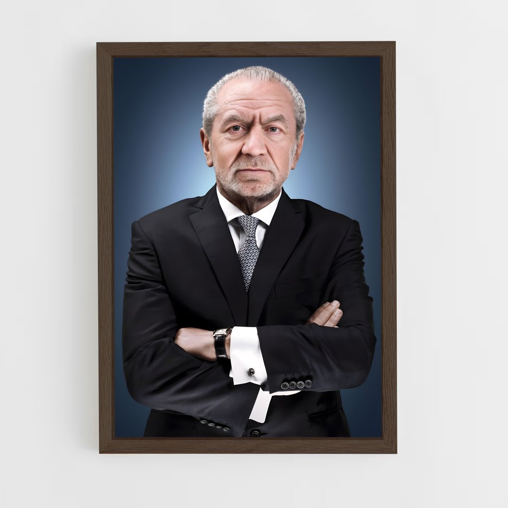 ap-alan sugar-1 cadre Bois foncé