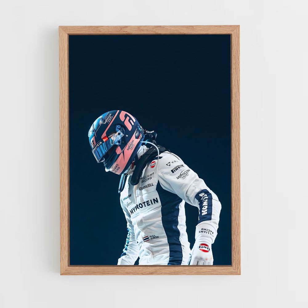ap-alex albon-2 cadre Bois clair