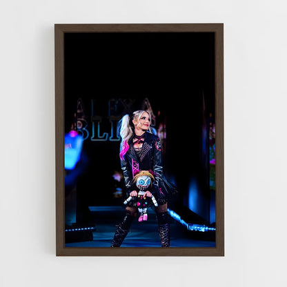 ap-alexa bliss-5 cadre Bois foncé