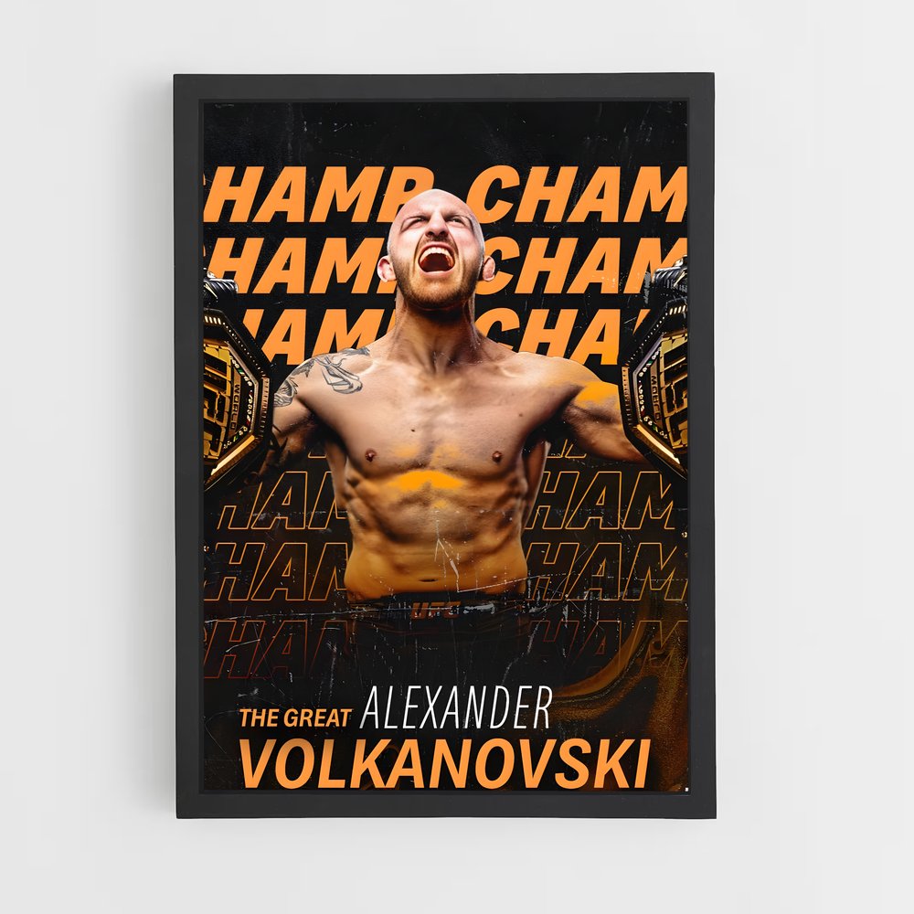 ap-alexander volkanovski-1 cadre Noir