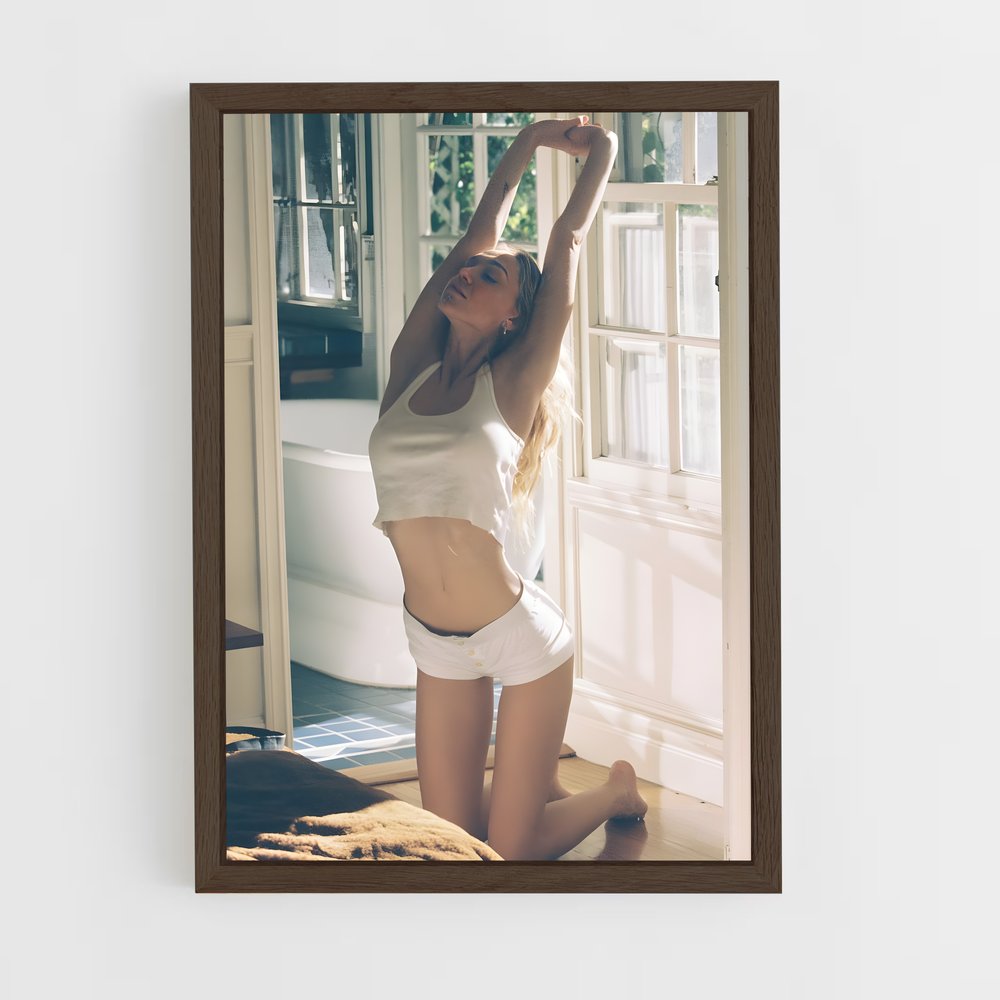 ap-alexis ren-17 cadre Bois foncé