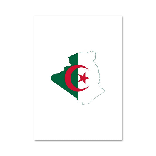 Poster Algeria flag 85210