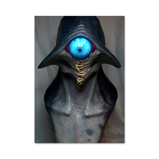 Poster Blue Alien