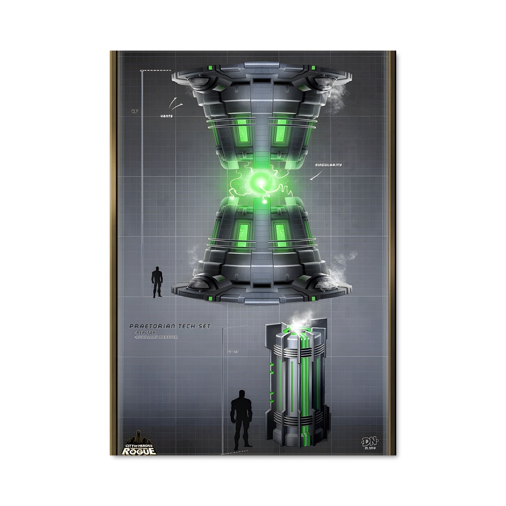Poster Vaisseau Lumineux
