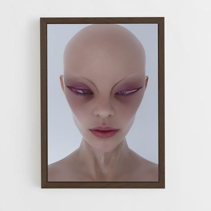 ap-alien eyes-1 cadre Bois foncé