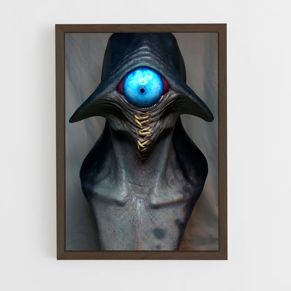 ap-alien eyes-2 cadre Bois foncé