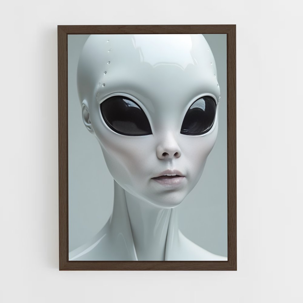 ap-alien head-1 cadre Bois foncé