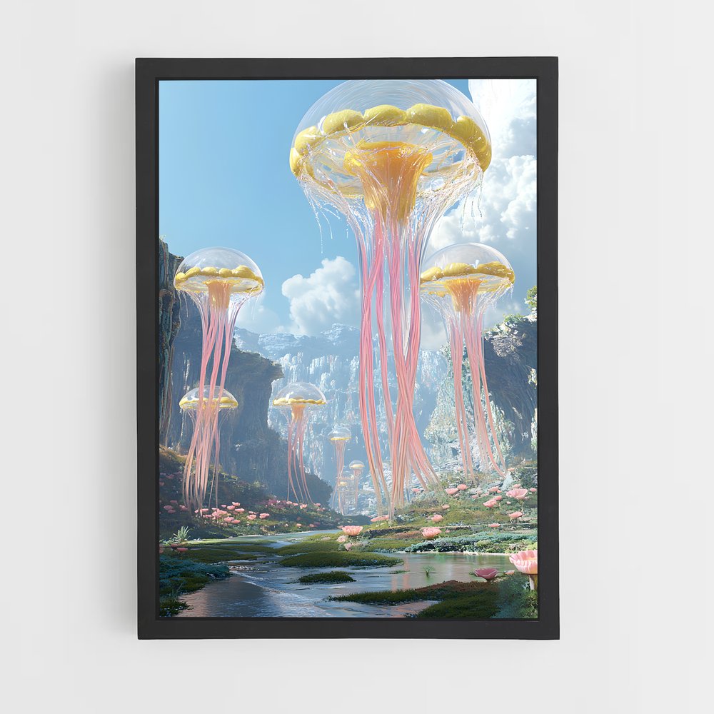 ap-alien planet-1 cadre Noir