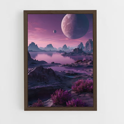 ap-alien planet-3 cadre Bois foncé