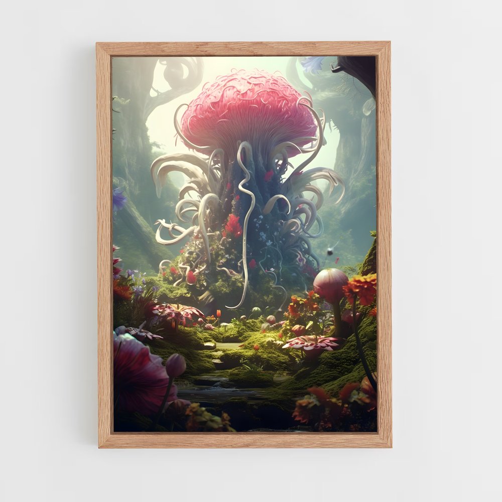 ap-alien planet-8 cadre Bois clair