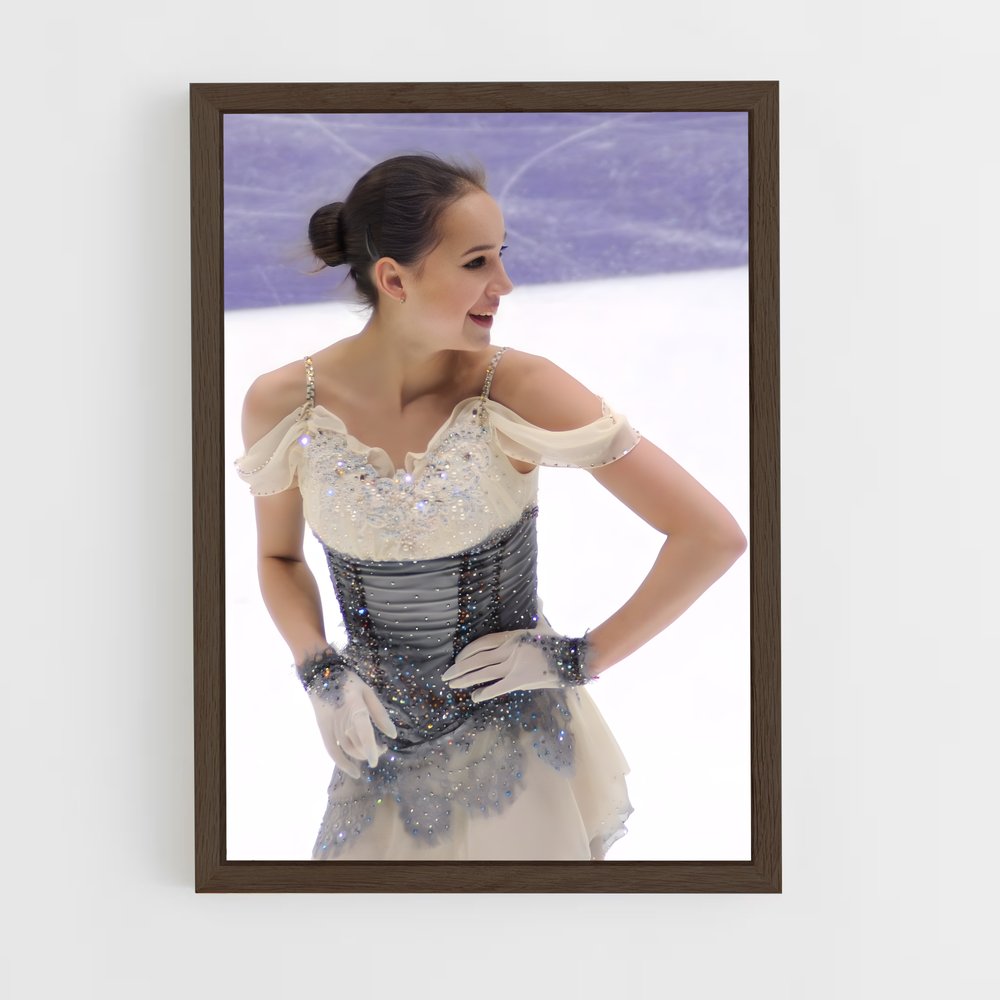 ap-alina zagitova-1 cadre Bois foncé