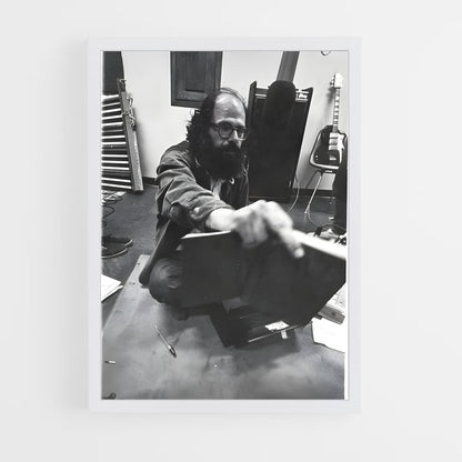 ap-allen ginsberg-5 cadre Blanc