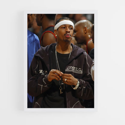 ap-allen iverson-10 cadre Blanc