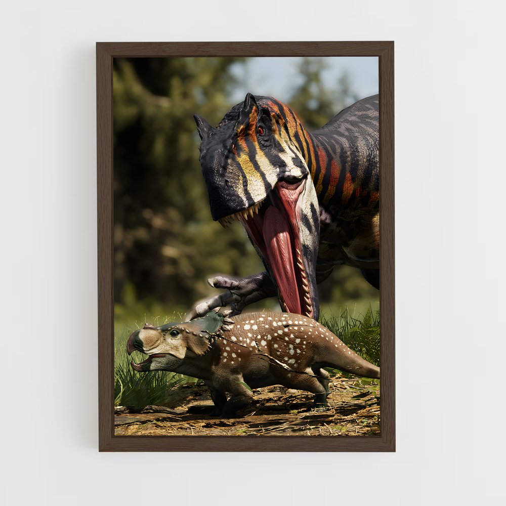 ap-allosaurus-3 cadre Bois foncé