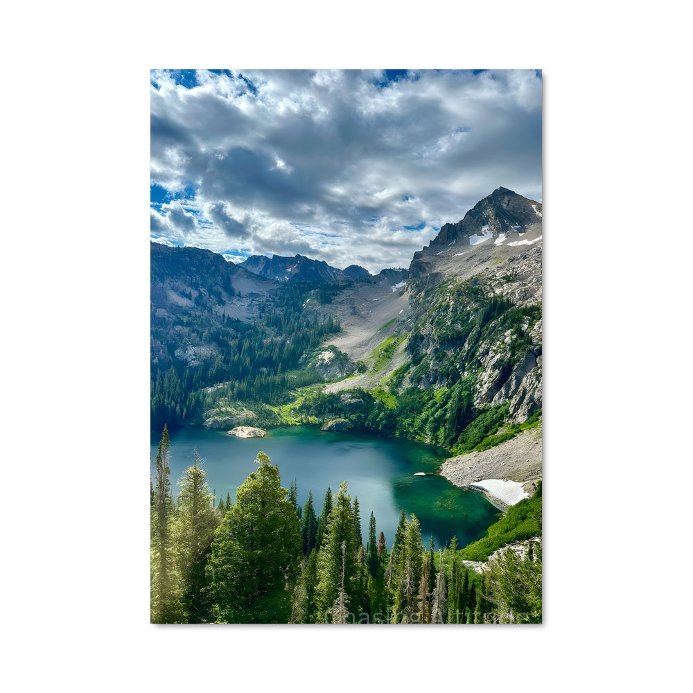 Poster Alpine lake 97012