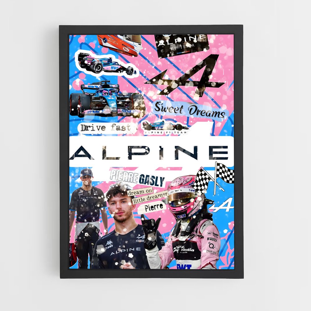 ap-alpine f1 team-13 cadre Noir