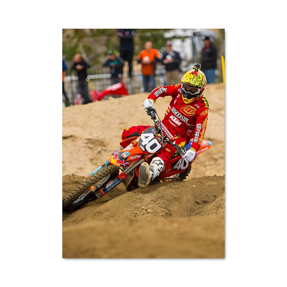Poster Riders on the Dirt Track