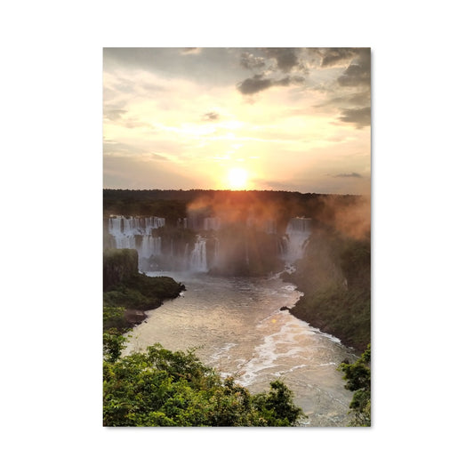 Poster Chutes de l'Iguazú au Crépuscule