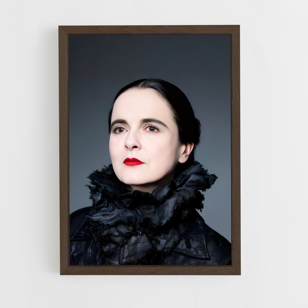 ap-amelie nothomb-5 cadre Bois foncé