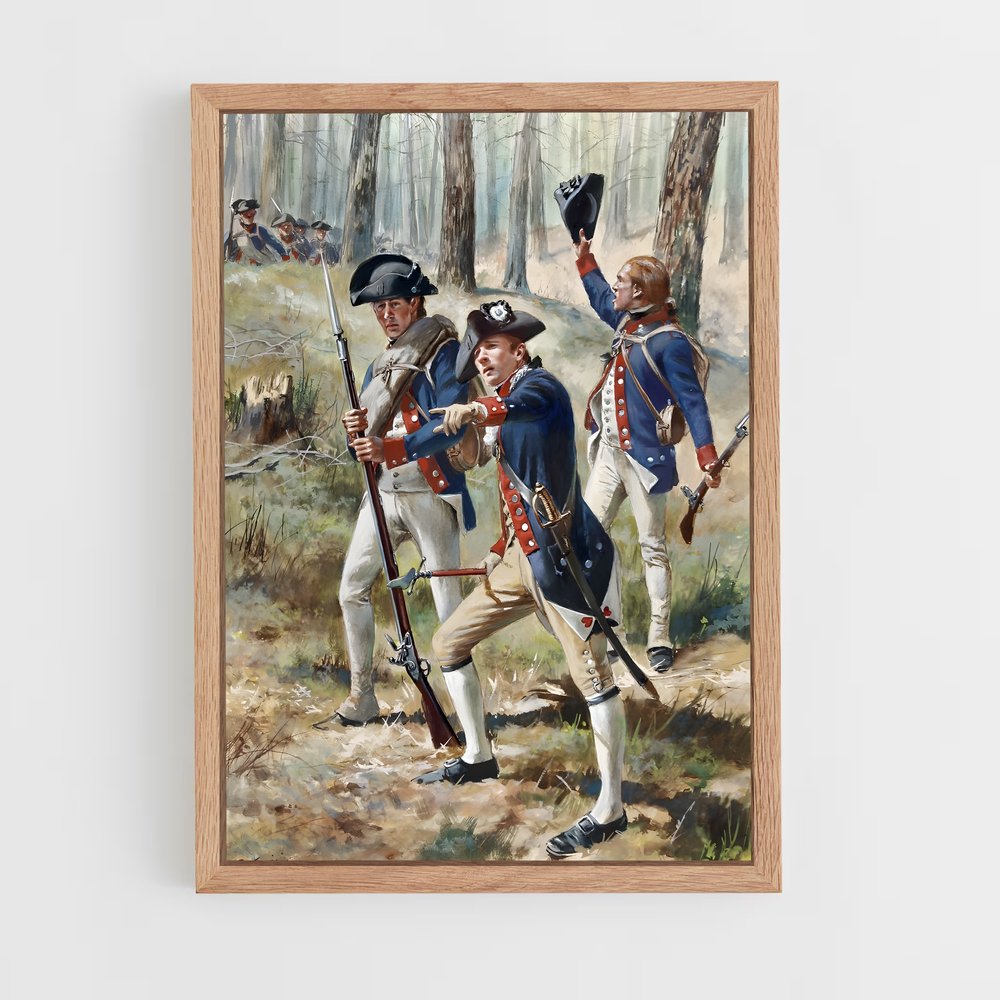 ap-american civil war-6 cadre Bois clair