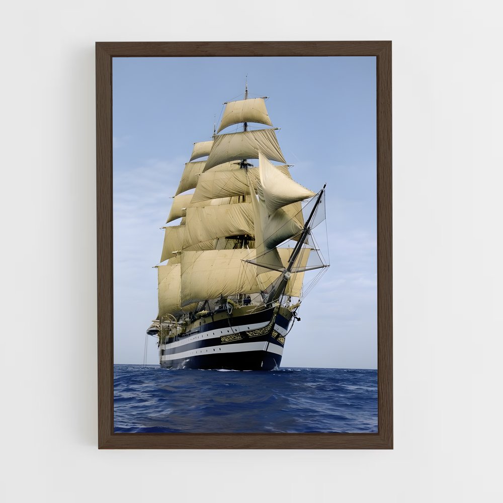 ap-amerigo vespucci-7 cadre Bois foncé