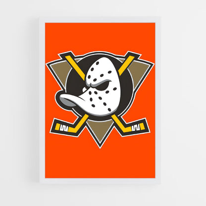 ap-anaheim ducks-9 cadre Blanc