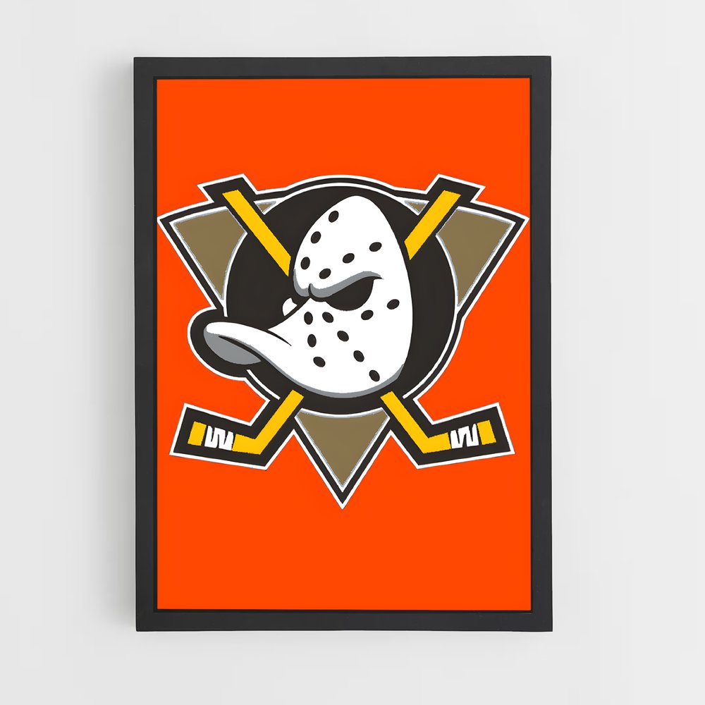 ap-anaheim ducks-9 cadre Noir