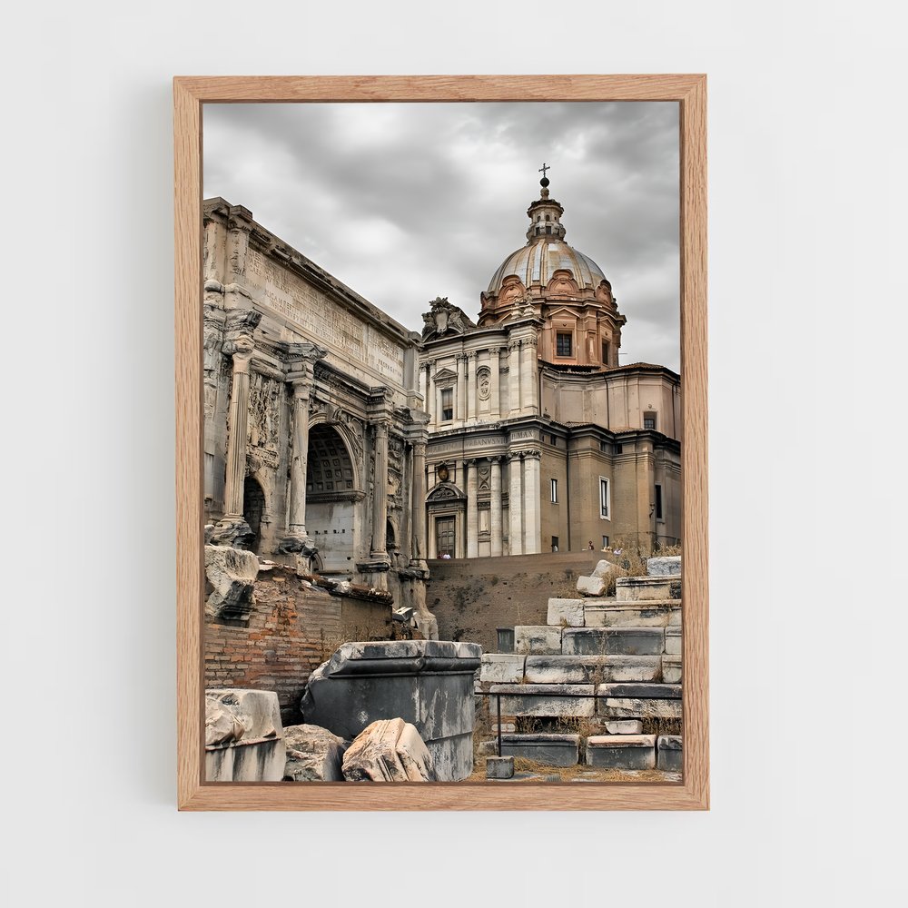 ap-ancient rome-7 cadre Bois clair