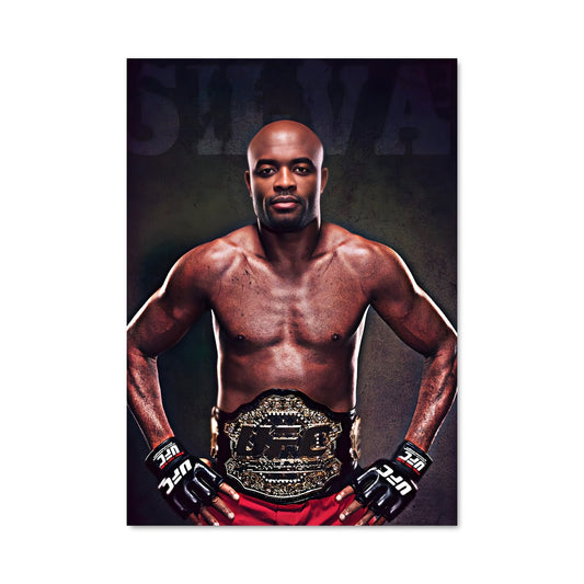 Poster Champion en Rouge
