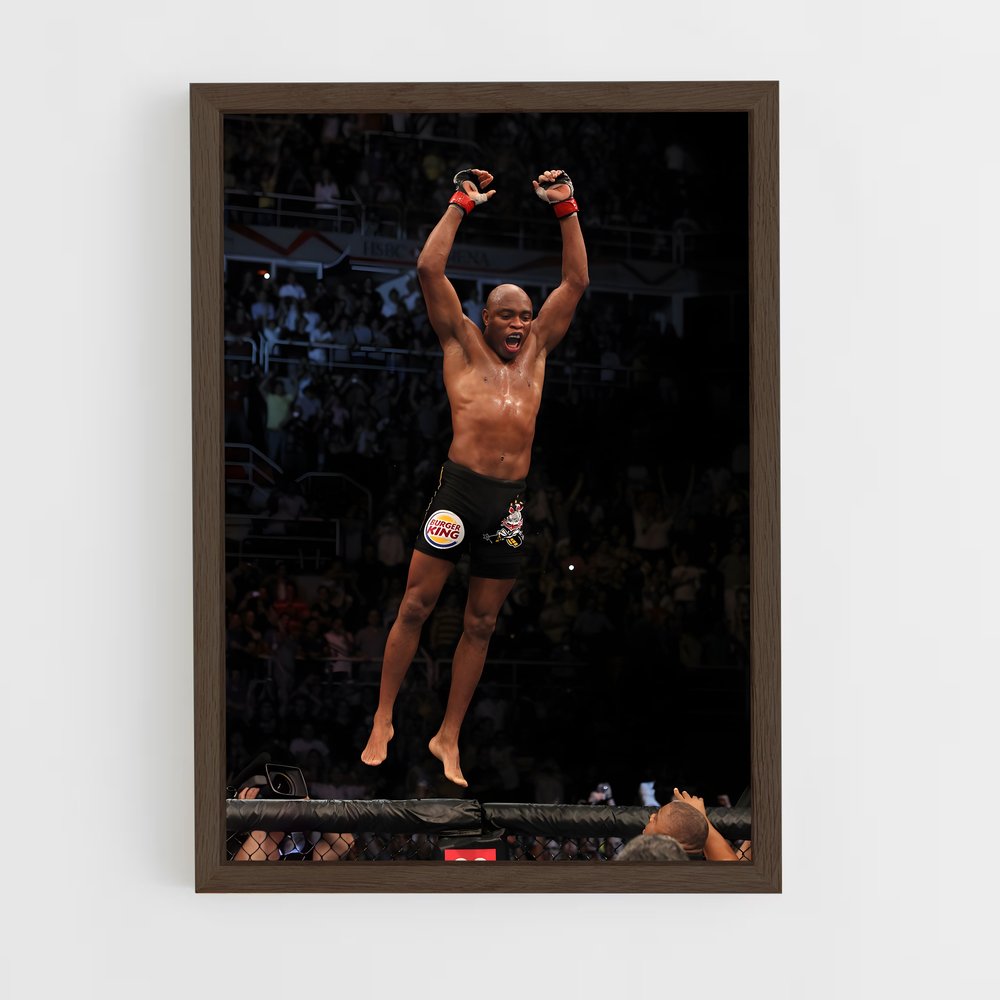 ap-anderson silva-6 cadre Bois foncé