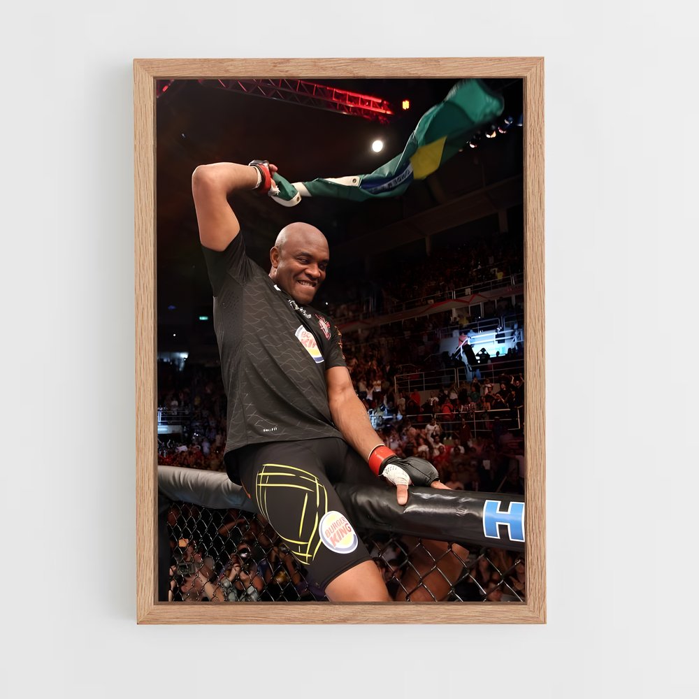 ap-anderson silva-7 cadre Bois clair