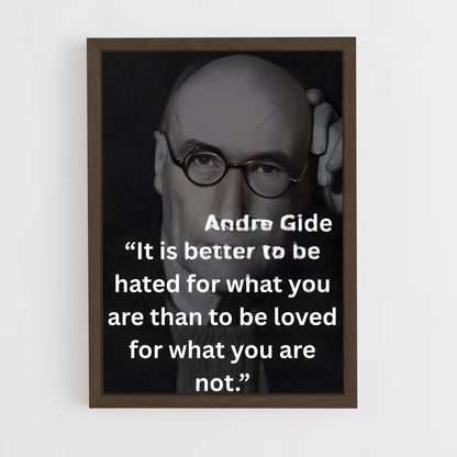 ap-andre gide-1 cadre Bois foncé