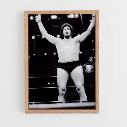 ap-andre the giant-2 cadre Bois clair